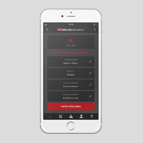 vsf fahrradmanufaktur Bike-App - Account