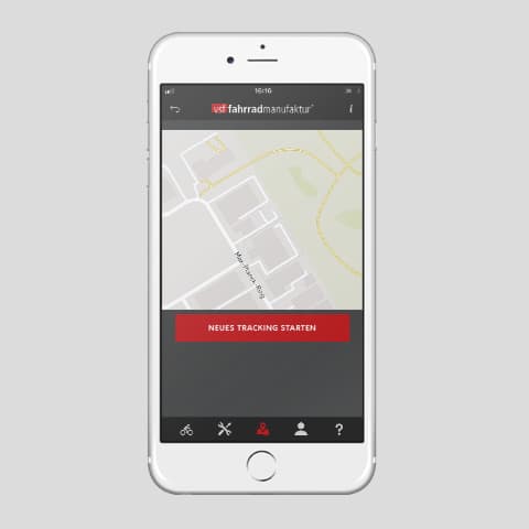 vsf fahrradmanufaktur Bike-App - Strecken tracken